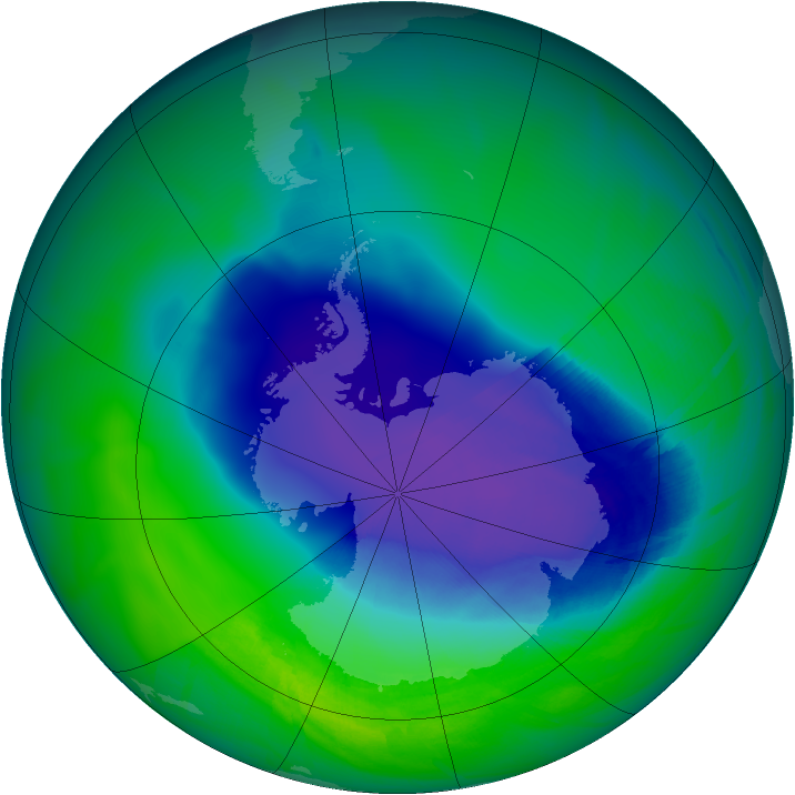 Ozone Map 2008-10-27